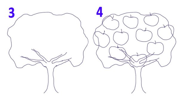 Родословное дерево карандашом