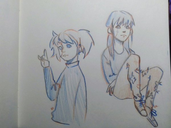 Салли фейс Наброски