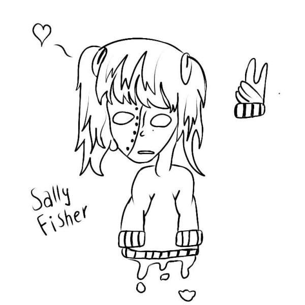 Салли и Ларри рисунки карандашом