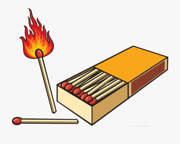 Коробок со спичками для детей