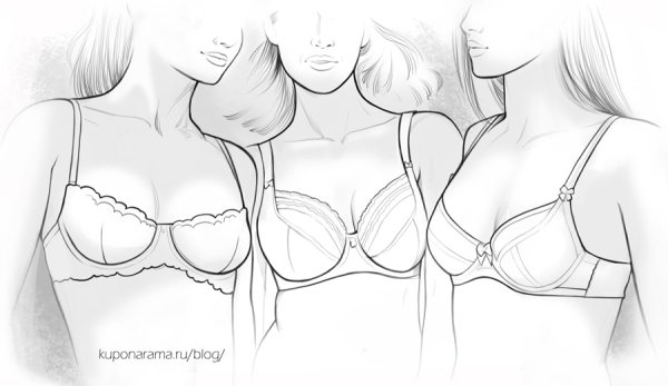Нарисованная грудь
