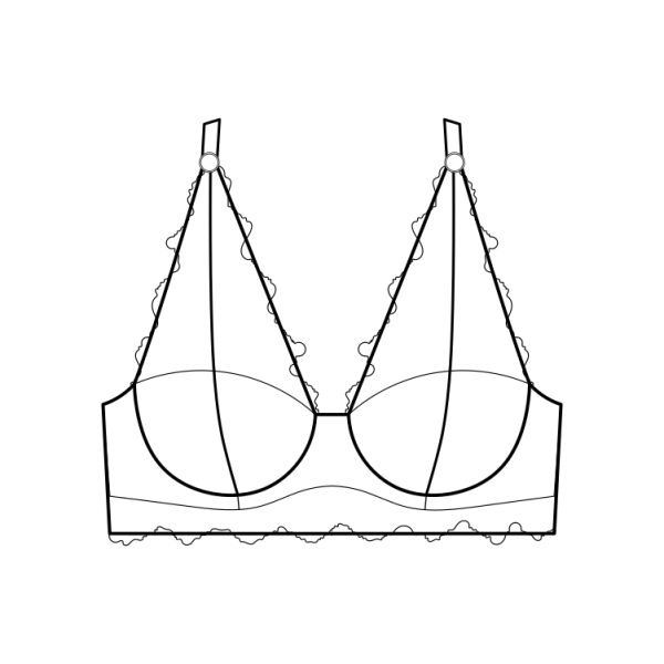 Лекало бюстгальтера