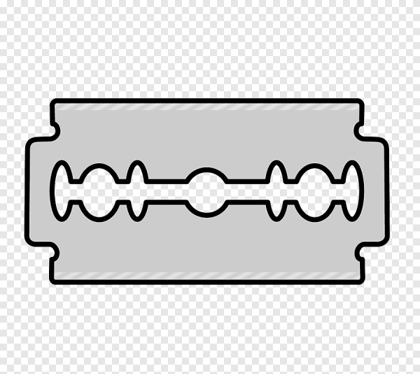 Лезвие бритвы эскиз