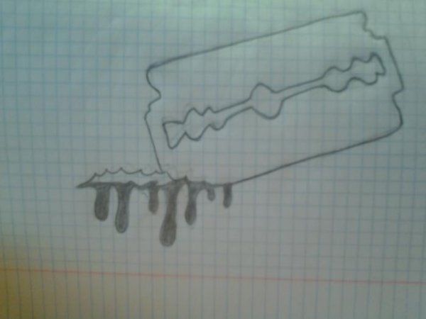 Лезвие рисунок