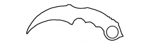 Нож керамбит из стандофф 2 чертеж