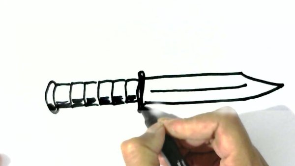 Butterfly Knife Standoff чертеж