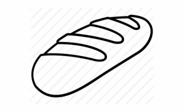 Батон раскраска для детей