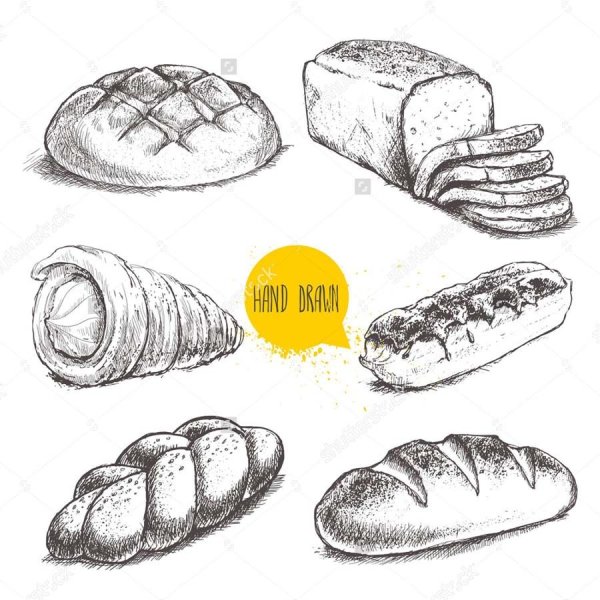 Хлеб эскиз