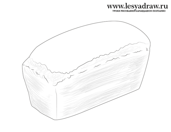 Батон раскраска