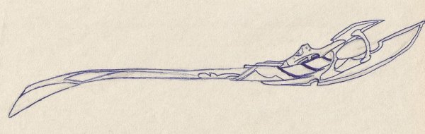 Посох Локи чертеж