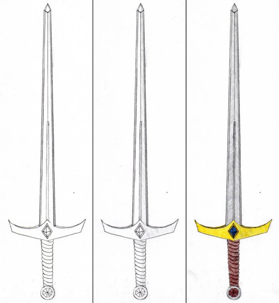 Меч с разных ракурсов