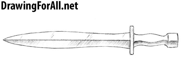 Чертёж деревянного меча
