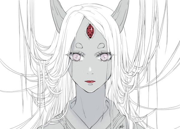 Кагуя Ооцуцуки арт