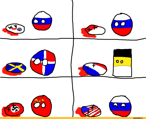 Кантриболз комиксы про Россию