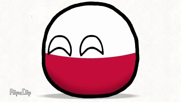 Флаг Польши Countryballs