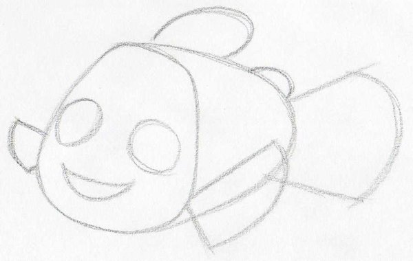 Немо рисунок легкий