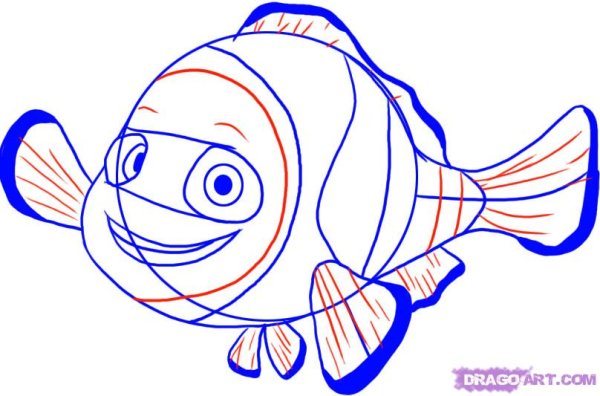 Немо карандашом