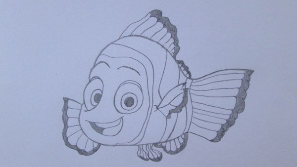 Немо карандашом