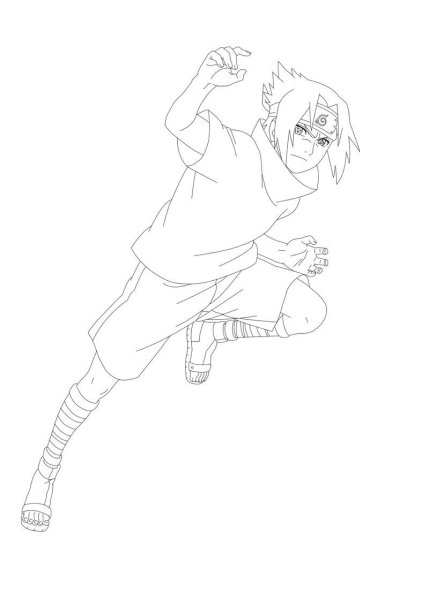 Манга Наруто Саске Чидори