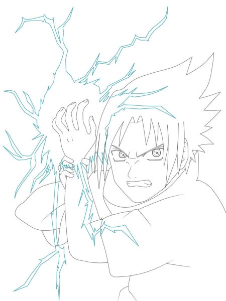 Саске Манга Чидори