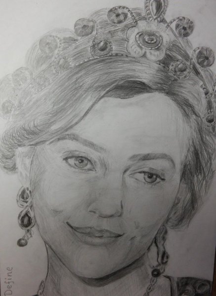 Хюррем Султан черно белое русский портрет