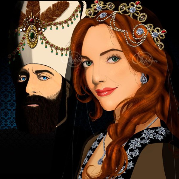 Арты Хюррем Султан и Сулейман