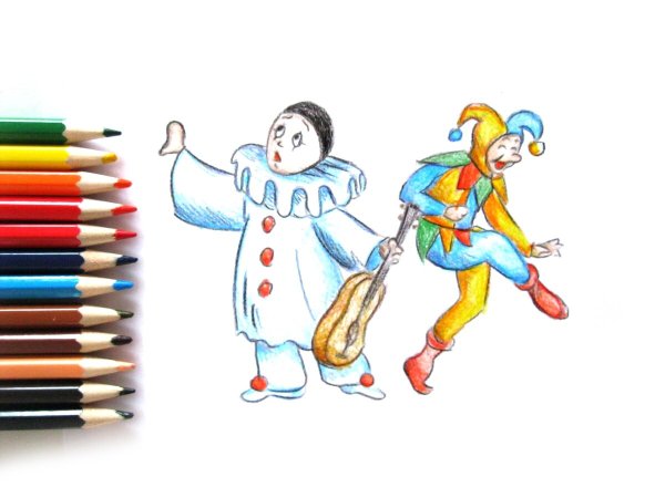 Мальвина Пьеро и Арлекино