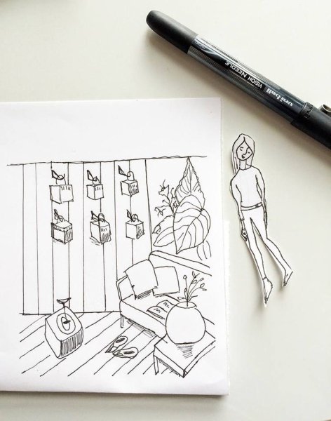 Скетчинг для начинающих карандашом