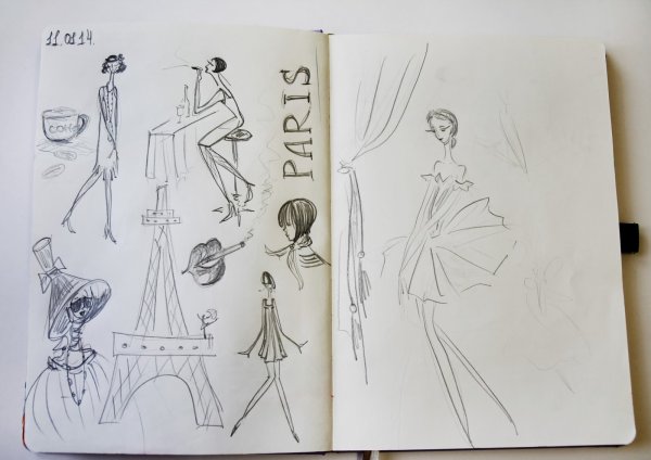 Рисунки для скетчбука лёгкие поэтапно