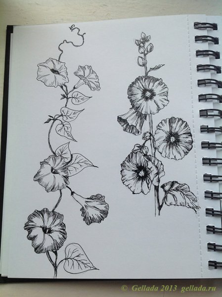 Скетчбук для рисования карандашом легкие