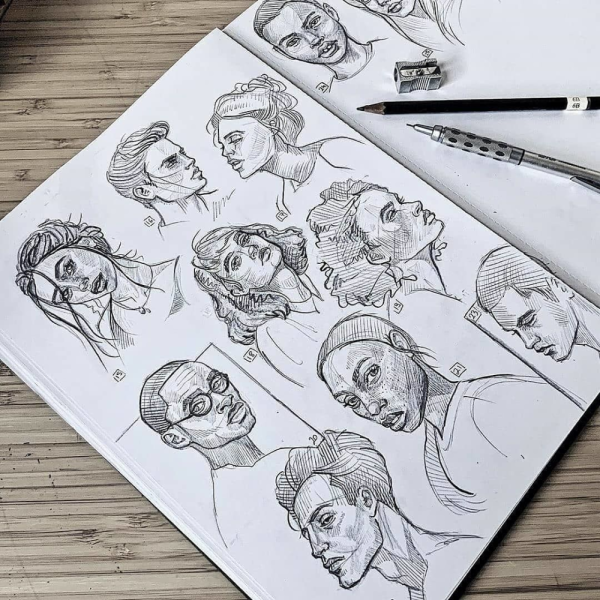 Зарисовки в скетчбуке