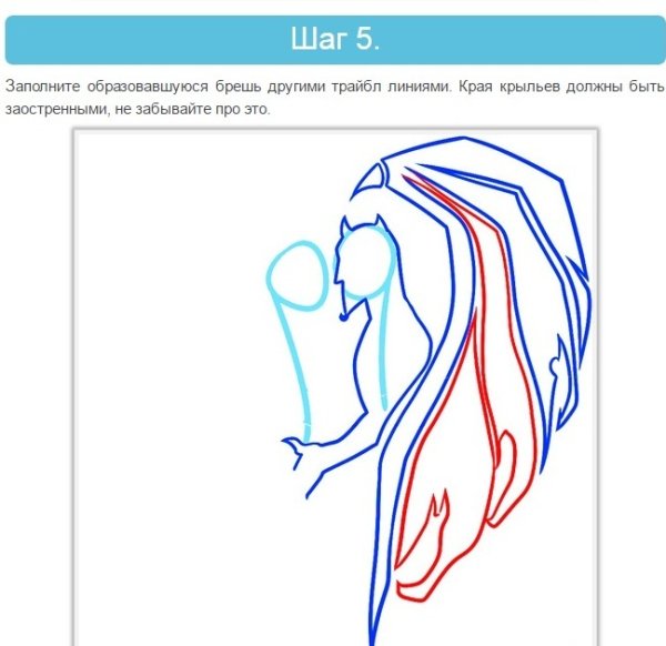 Как нарисовать добро и зло поэтапно