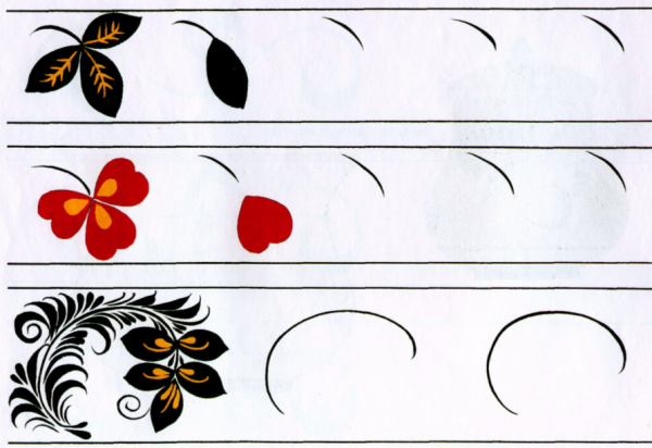 Мезенская роспись лошадь поэтапно