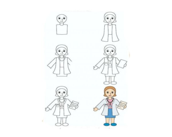 Как нарисовать KFVE поэтапно