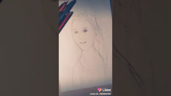 Схема рисования колоска