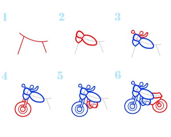 Женский образ поэтапное рисование