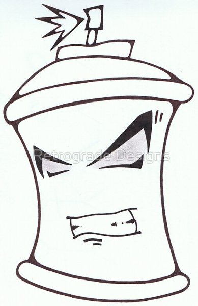 Граффити баллончик