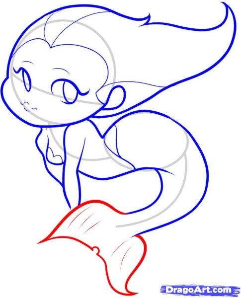 Уроки рисования русалок