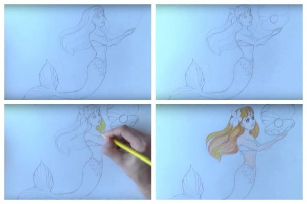 Уроки рисования русалок