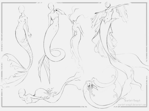 Хвосты русалок референсы