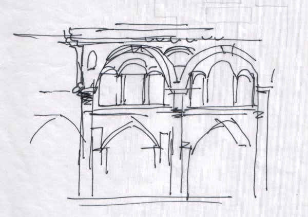 Здания с арками рисунки