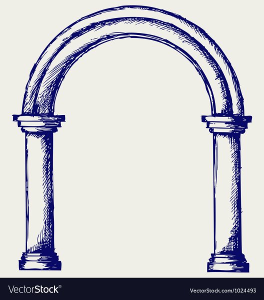 Арка карандашом