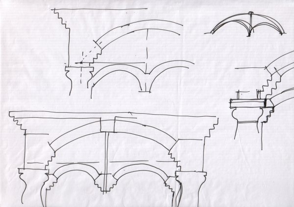 Рисунок эскиз арки