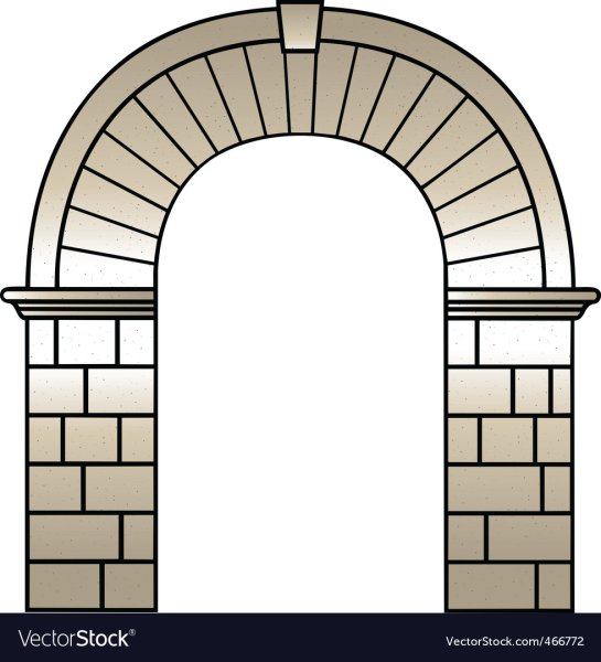 Арка вектор силуэт