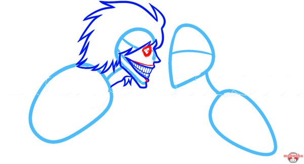 Поэтапно киллер рисунок