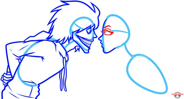 Джефф нарисовать поэтапно