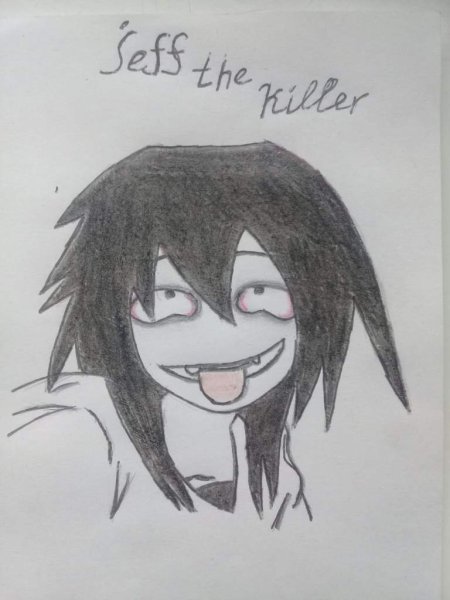 Крипипаста нарисовать Джеффа