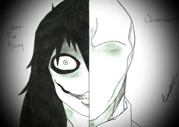 Крипипаста рисунки карандашом Бен