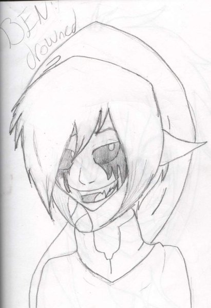 Раскраски крипипаста Джефф