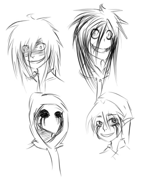 Крипипаста рисунки карандашом